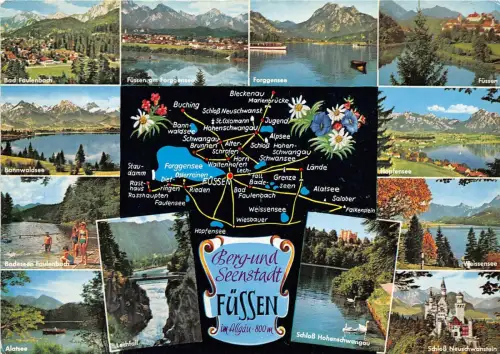 BC60141 Karten Cartes geographiques Füssen