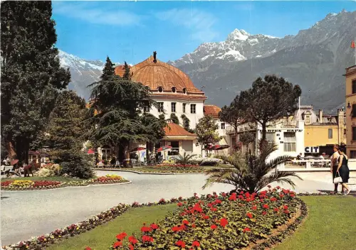 BG27943 meran merano passeggiata verso gruppo tessa italien