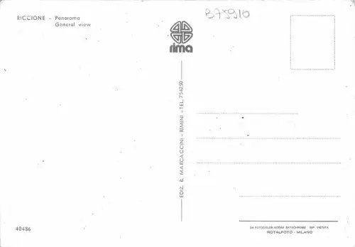 B75910 Riccione Schiffsbateaux Italien