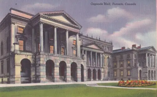B77432 osgoode hall toronto canada scan front/back image