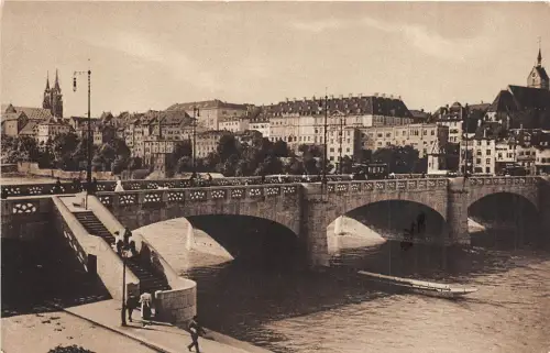 Br33012 Basel Rheinbrücke Schweiz