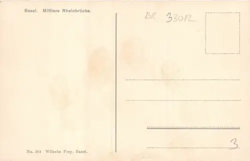 Br33012 Basel Rheinbrücke Schweiz