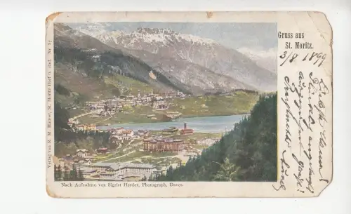 B80265 st moritz nac augnahme davos switzerland front/back image
