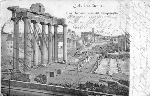 B39551 Roma Foro Romano preso dal Campidoglio italy
