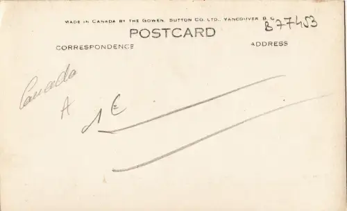 B77454 cartier s monument montreal canada scan front/back image