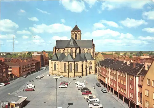 BG9945 wesel am rhein willibrordi dom car voiture germany