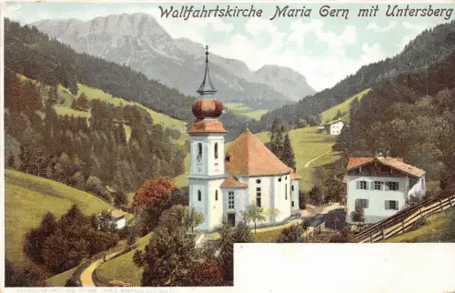 Lot 24 wallfahrtskirche maria gern mit untersberg germany