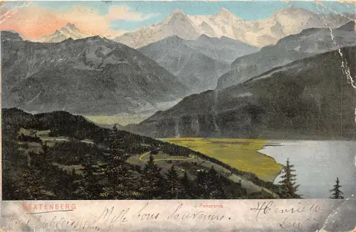 Lot 71 Schweiz Beatenberg Litho Panorama