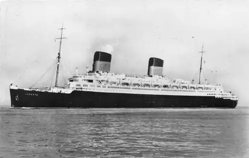lot 147 french line liberte transatlantique real photo uk paquebot liner