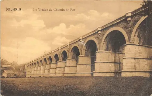 Lot 79 Belgien der Eisenbahnviadukt Dolhain
