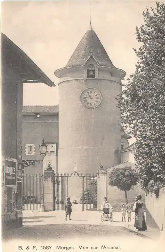 Lot 71 Schweiz Morges aus dem Arsenal gesehen