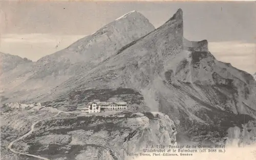 Lot 71 Schweiz Passage des Gemmi Hotels Wildstrubel und das Balmhorn