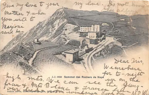 Lot 45 sommet des rochers de naye switzerland