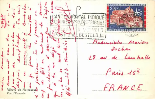 Lot 60 maredsous abbey belgium vue de emmails