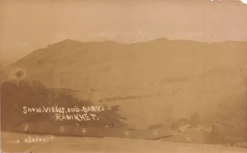 lot 23 snow view and barks ranikhet india real photo