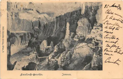 Lot 83 Österreich Lurloch Grotte Inneres Steiermark Lurgrotte nach Ploiesti verschickt