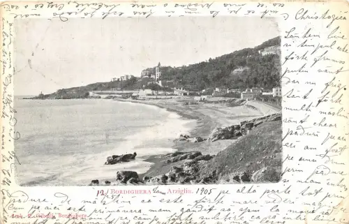 Lot 81 italien bordighera arziglia nach Ploiesti verschickt