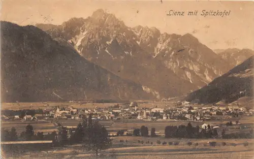 Lot 81 Lienz mit Spitzkofel Österreich Tirol nach Ploiesti Linz verschickt