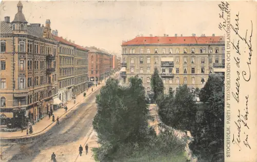 Lot 84 Stockhom Teil Tegnerlunden und Oberlandsgatan Schweden