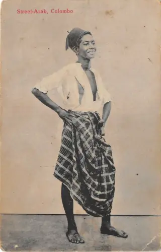 Lot 31 Street Arab Typen Folklore Colombo Sri Lanka Ceylon
