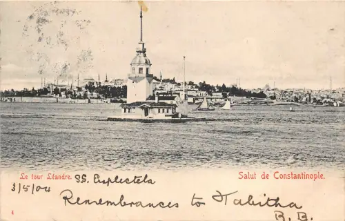 Lot 23 turkey constantinople le tour leandre istanbul