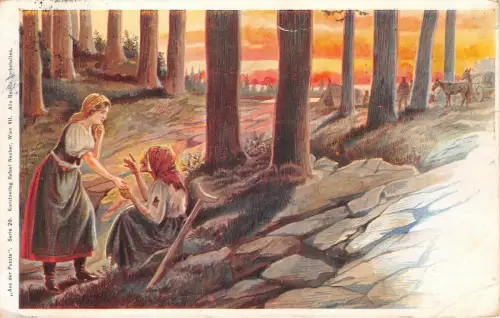 Lot 96 aus der puszta rafael neuber gemälde postkarte österreich wien