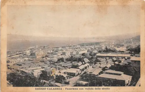 Lot 49 reggio callabria panorama con veduta dello stretto italien