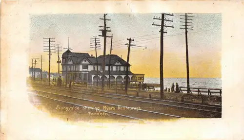 Lot 51 sunnyside show myers restaurant toronto canada litho railway station
