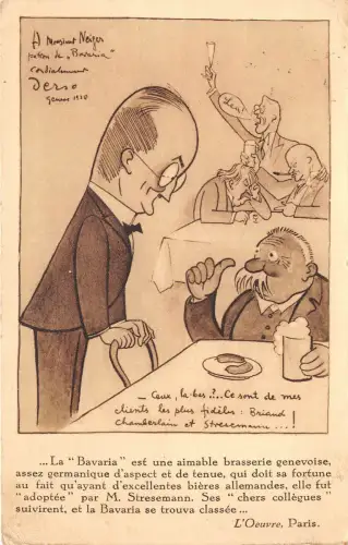 Lot 89 Brauerei La Bayern Comic Postkarte L Oeuvre Geneve Genf Schweiz