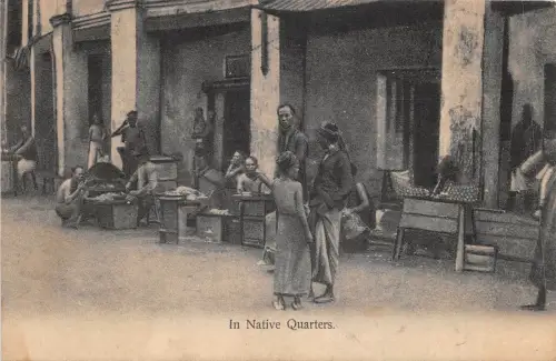 Lot 89 Singapur Ureinwohner Typen Folklore Kostüm