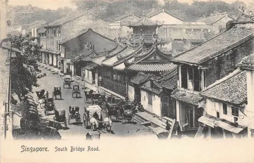 Lot 89 Singapur Typen Folklore Kostüm South Bridge Road Rikscha Junge Kutsche