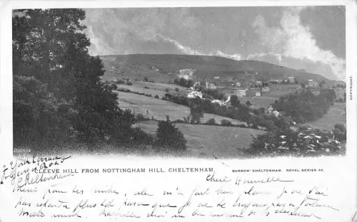 uk38205 cleeve hill from nottingham hill cheltenham uk lot 16 uk