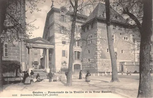 Lot 71 Genf Genf Schweiz Treille Spaziergang und Eselturm