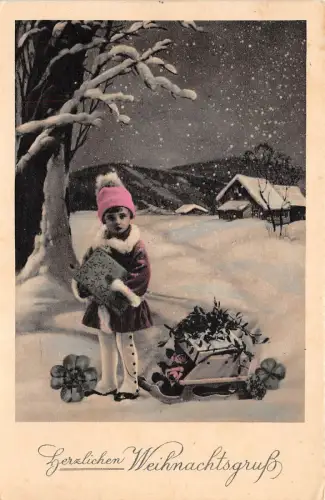 BG14584 Kind mit Geschenken Weihnachten weihnachten germany