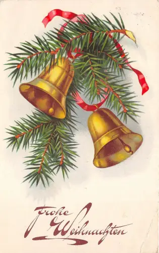 BG8431 Tannenzweig Glocke weihnachten weihnachtsgrüße germany