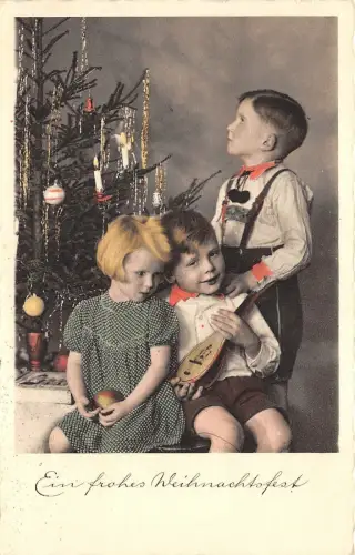 BG14716 Weihnachtsbaum weihnachten Kinder Germany