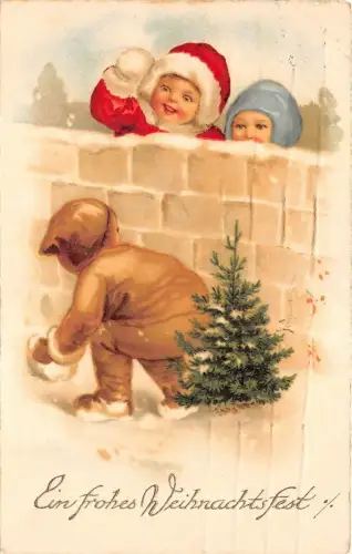 BG8410 Kinder Tanne weihnachten Weihnachtsgrüße Germany