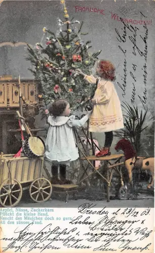 BG14718 Kinder basteln Baum weihnachten germany