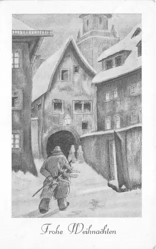 BG8308 Winterlandschaft weihnachten Weihnachtsgrüße Germany