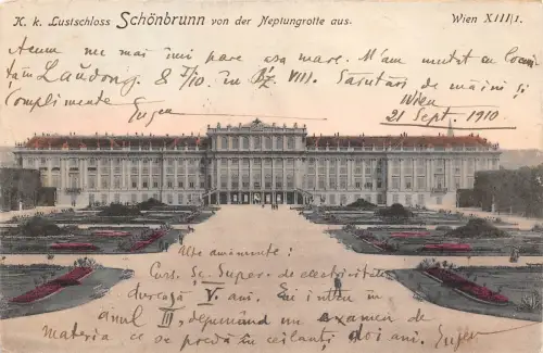 B41207 Schloss Schönbrunn in Wien Österreich