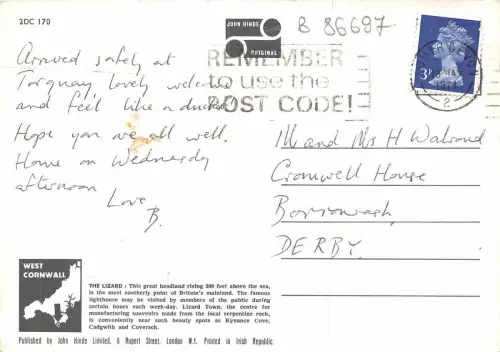 B86697 the lizard cornwall uk