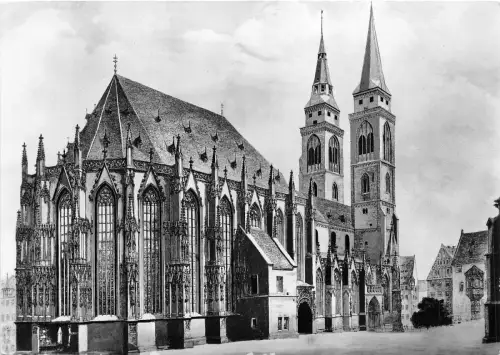 B34281 Nürnberg St Seabald Kirche Deutschland