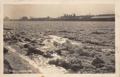 B27694 Wien Eisstoss 1929 Österreich