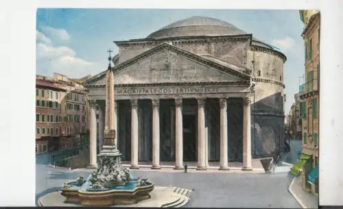 BF23412 il pantheon roma italy front/back image