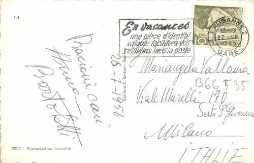 B66535 Genmeve Pont du Mont Blanc la Ville et la Salve Schweiz