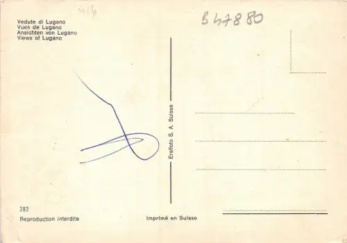 B47880 Lugano Boote Bateaux Multiviews Schweiz