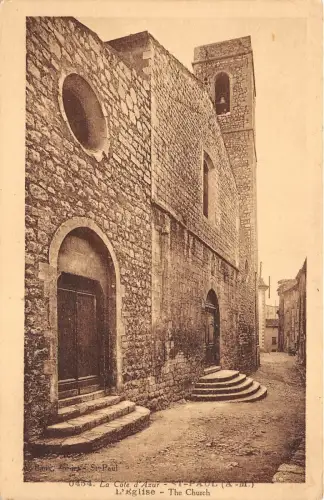 B5552 La Cote d`azur St Paul L`Eglise Die Kirche