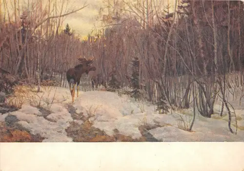 BR12550 Russisches Postkartengemälde