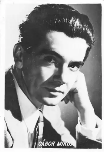 B55336 Gabor Miklo Schauspieler Schauspieler 9x7cm
