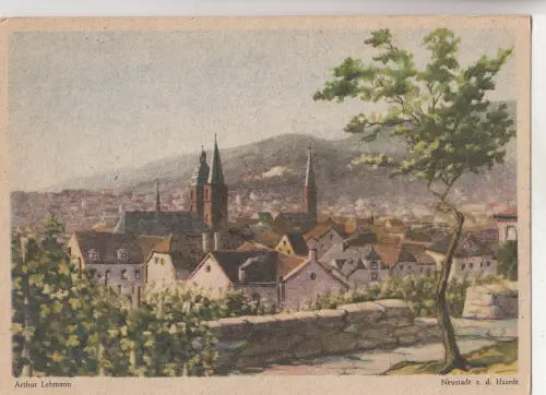 BF32370 neustadt a d haardt nach einem gemalde germany front/back image
